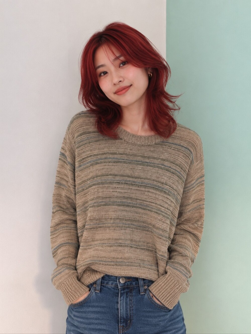 Pierre Cardin 90s crewneck knit Sweater